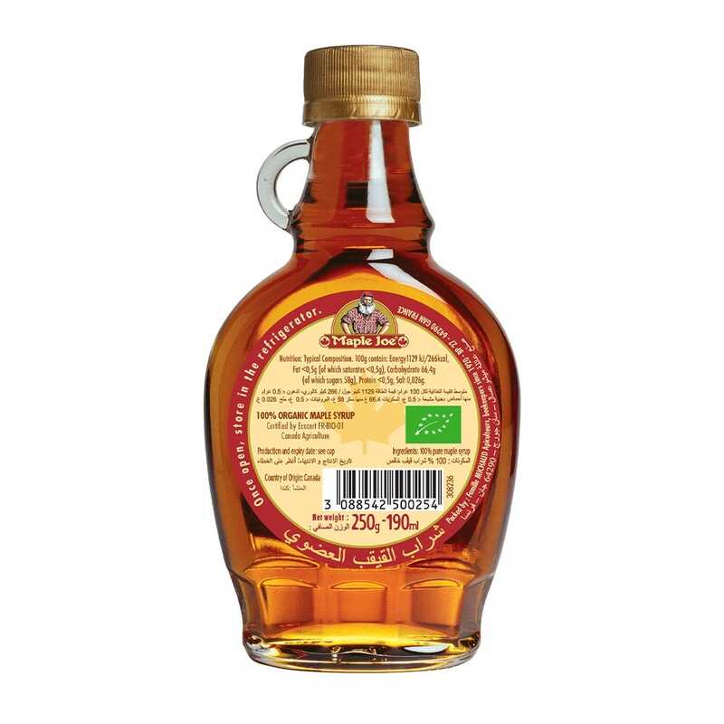 Maple Joe Pure Organic Maple Syrup, 250g