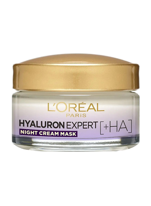 L'Oreal Paris Hyaluron Expert Replumping Moisturizing Night Cream Mask, 50ml