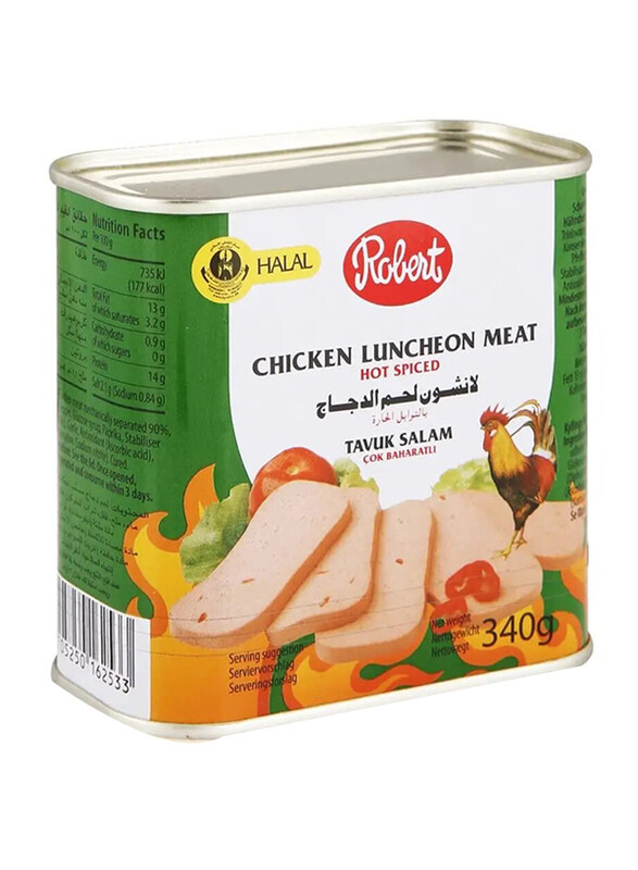 

Robert Hot & Spicy Chicken Luncheon Meat, 340g