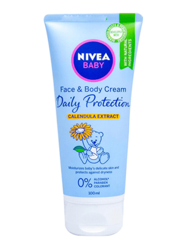

Nivea Calendula Extract Daily Protection Baby Face & Body Cream - 100 ml