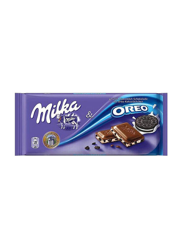 

Milka Oreo Chocolate Bar, 100g