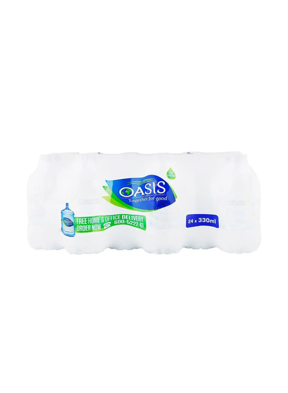 Oasis Natural Drinking Water, 24 x 330ml