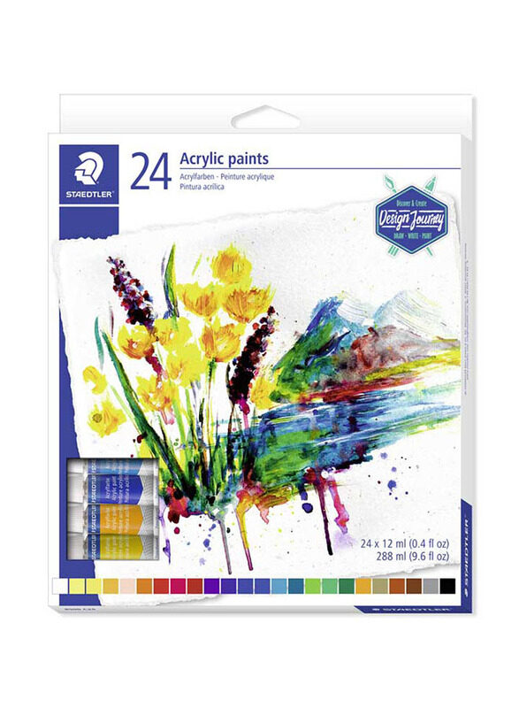 

Staedtler StaEDT Perfumeler Acrylic Paints, 24 x 12ml, Multicolour