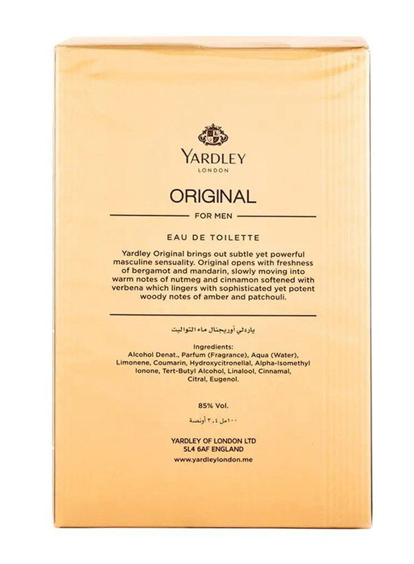 Yardley London Original 100ml EDT for Men