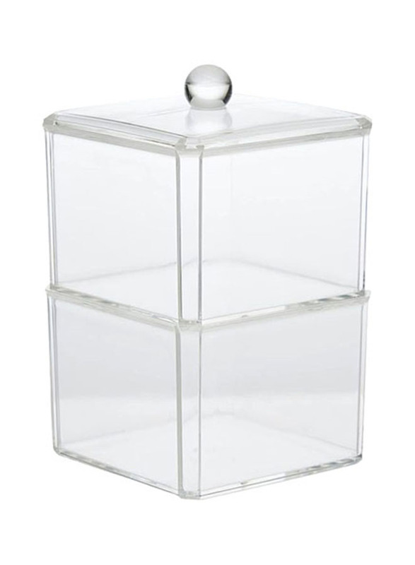 Harmony Cosmectic Holder, 9 x 8 x 9.5, Clear