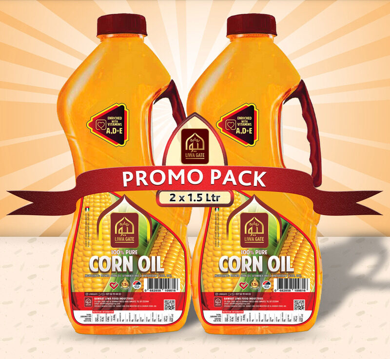

Pure Corn Oil, 2 x 1.5L