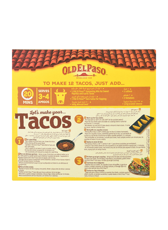 Old El Paso Taco Shells, 156g