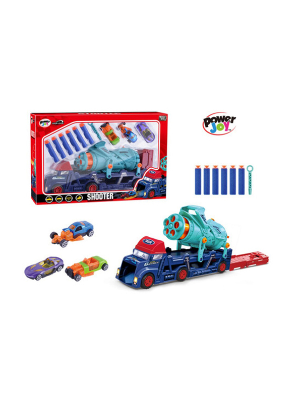 Power Joy Vroom Diecast Shooter Set, Ages 3+