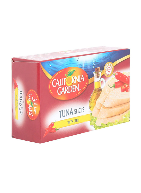 California Garden Tuna Slices with Chilli In Sunflower Oil, 120g