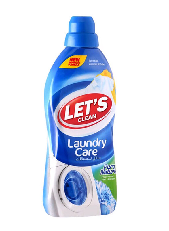 

Let's Clean Liquid Detergent Pure Nature Colored Clothes, 1 Liter