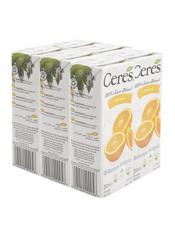 

Ceres Orange Juice, 6 x 200ml