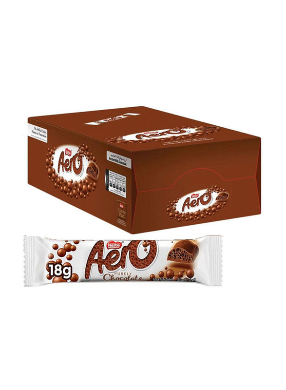 Nestle Aero Aerated Milk Chocolate, 40 x 18g