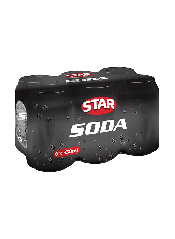 

Star Soda Carbonated Drink, 6 x 330ml