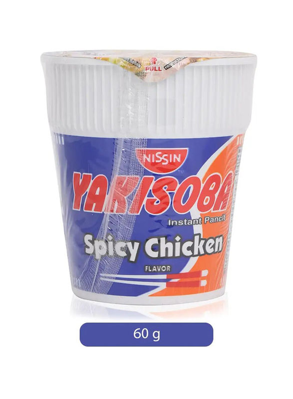 Nissin Yakisoba Spicy Chicken Flavor Instant Noodles - 60 g