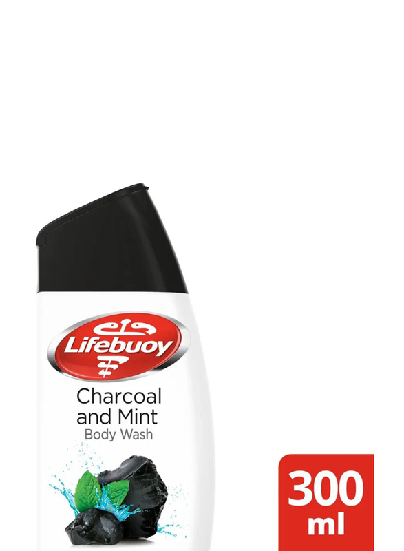 Lifebuoy Charcoal and Mint Antibacterial Body Wash - 300ml