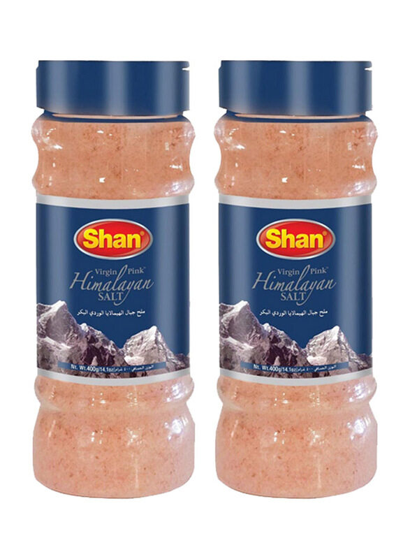 

Shan Himalayan Pink Salt, 2 x 400g