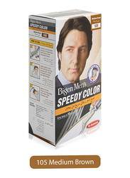 Bigen Men`s Speedy Hair Color, 105 Medium Brown, 80gm