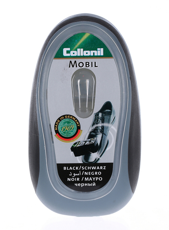 Collonil Mobil Shoe Shine Sponge with Moisturizer, Black