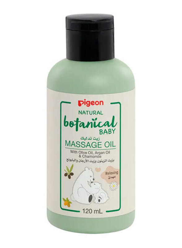 Pigeon 120ml Botanical Baby Massage Oil
