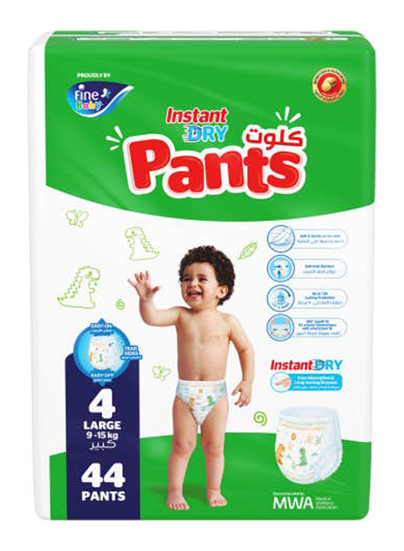 Fine Baby Pants, Large, 44 Count