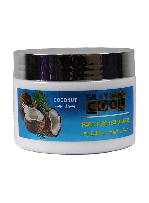 Silky Cool Face And Skin Exfoilat/Coconut, 350ml