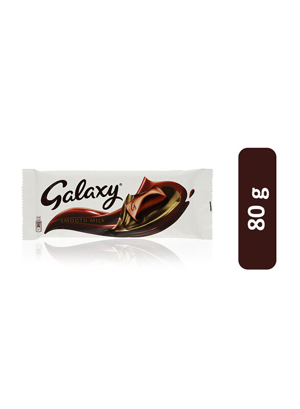 Galaxy Smooth Milk Chocolate Bar, 80g