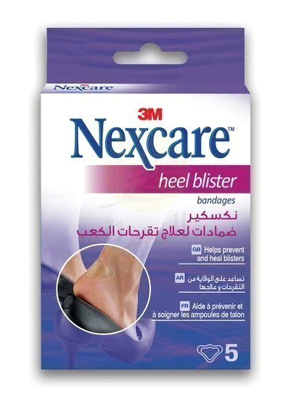 Nexcare Heel Blister Plasters, 5 Piece