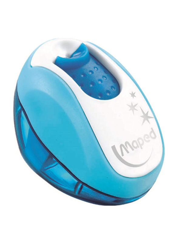 Maped 1 Hole Pencil Sharpener, Blue