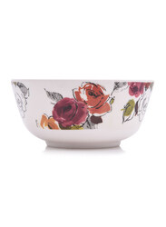 Servewell 9.5cm Living Rose Ceramic Small Multi-Purpose Round Bowl, White