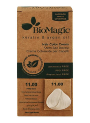 Biomagic Keratin & Argan Oil Permanent Hair Color Cream Set - 11/00 Extra Light Natural Blonde