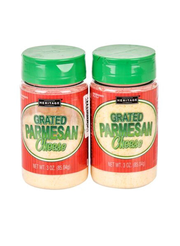 

American Heritage Parmesan Pasturized Cheese, 2 x 84.04g