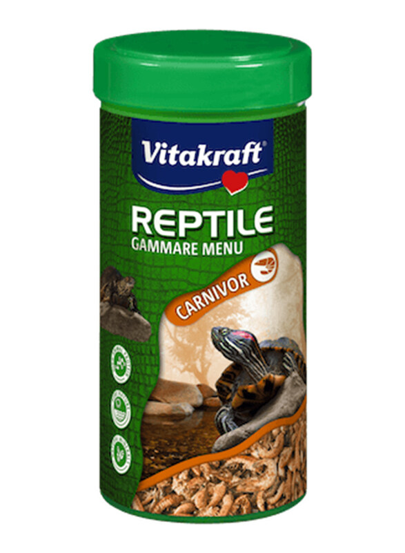 

Vitakraft Reptile Gammare Menu Dry Turtle Food, 250ml