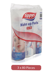 Tippys Make Up Pads 3 x 80 Pads