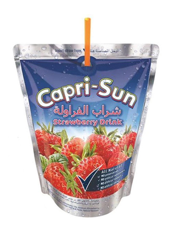 Capri Sun Strawberry Fruit Juice Drink, 200ml