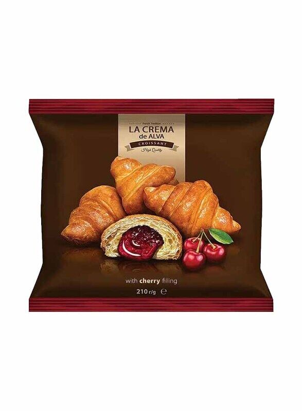 

La Crema Croissant with Cherry Filling, 210g
