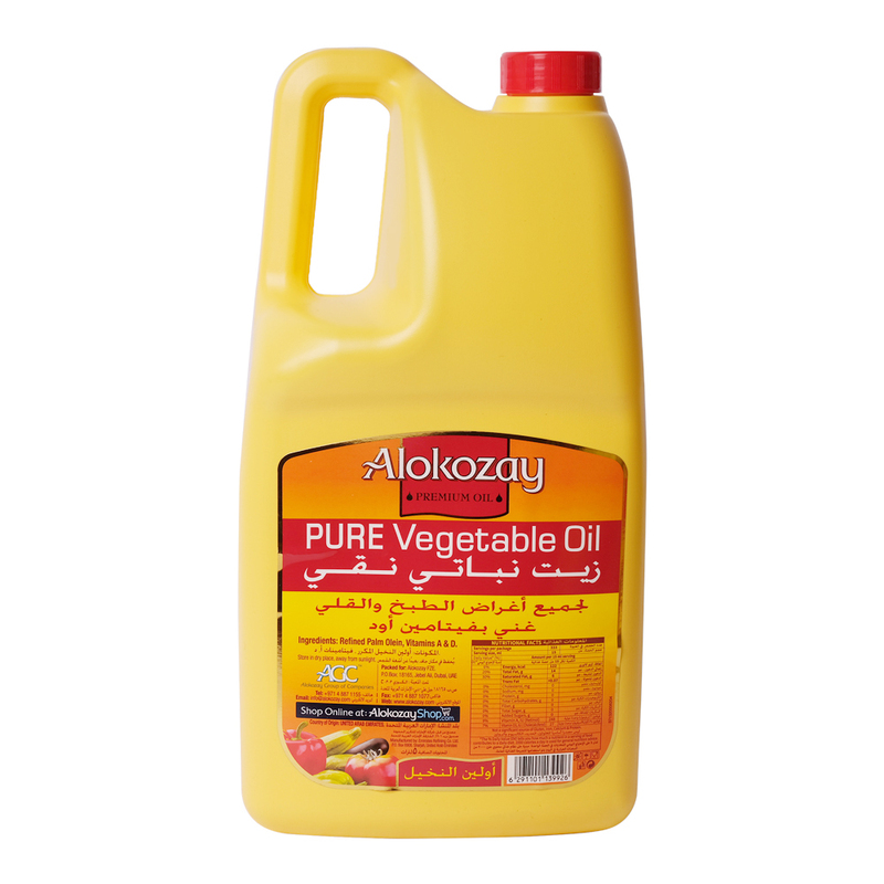 Alokozay Pure Vegetable Oil, 5 Liters