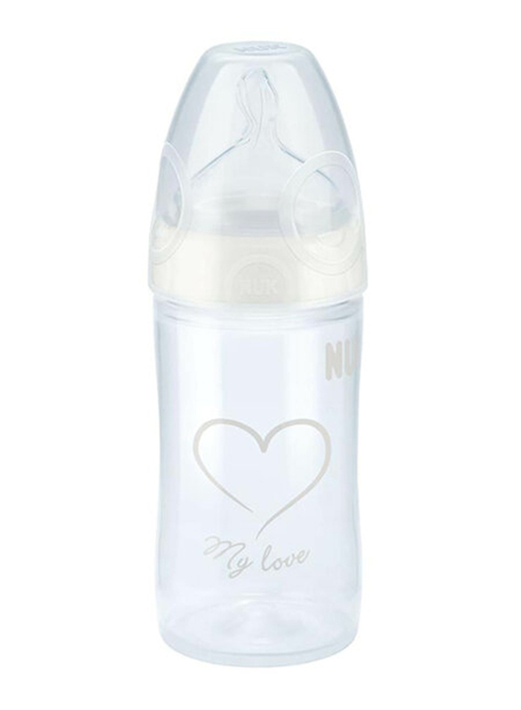 Nuk Baby Feeding Bottle 250ml, White