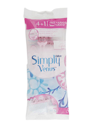 Gillette Simply Venus Disposable Razors for Women - 5 Pieces