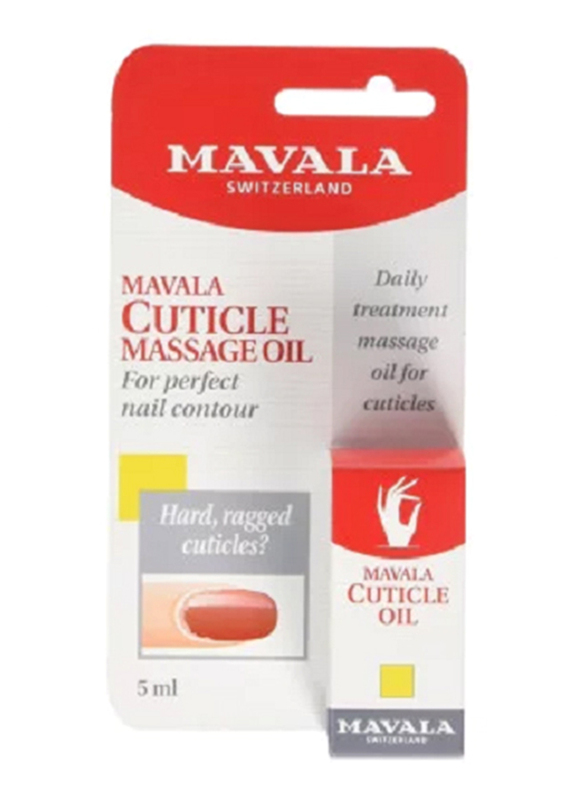 Mavala Cuticle Oil Carded, 5ml, Clear