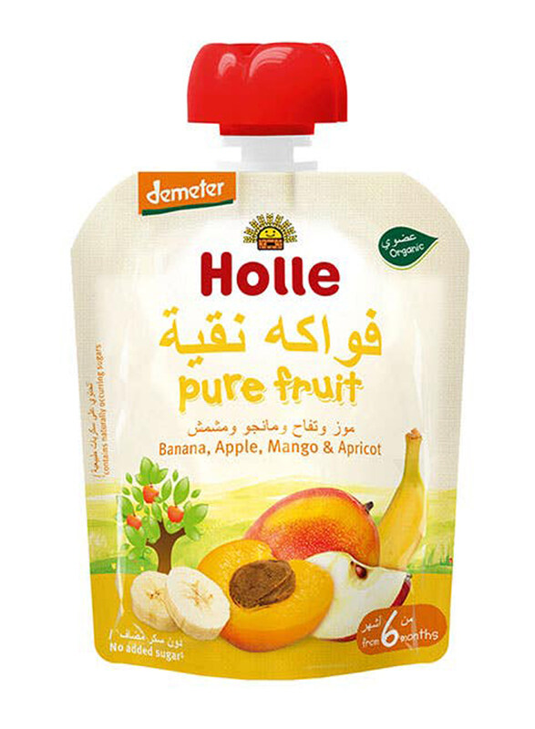 

Holle Pouch Banana Apple Mango & Apricot, 90g