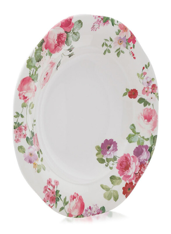 

Superware 25-inch Ashley Ceramic Round Plate, Multicolor