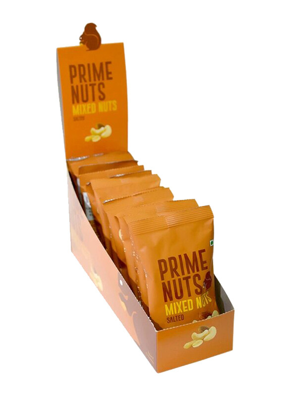 

Prime Nuts Salted Mixed Nuts, 12 Pieces, 20g