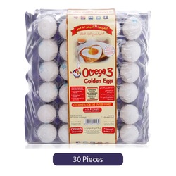 Golden Eggs Omega 3 Eggs, 30 Pieces