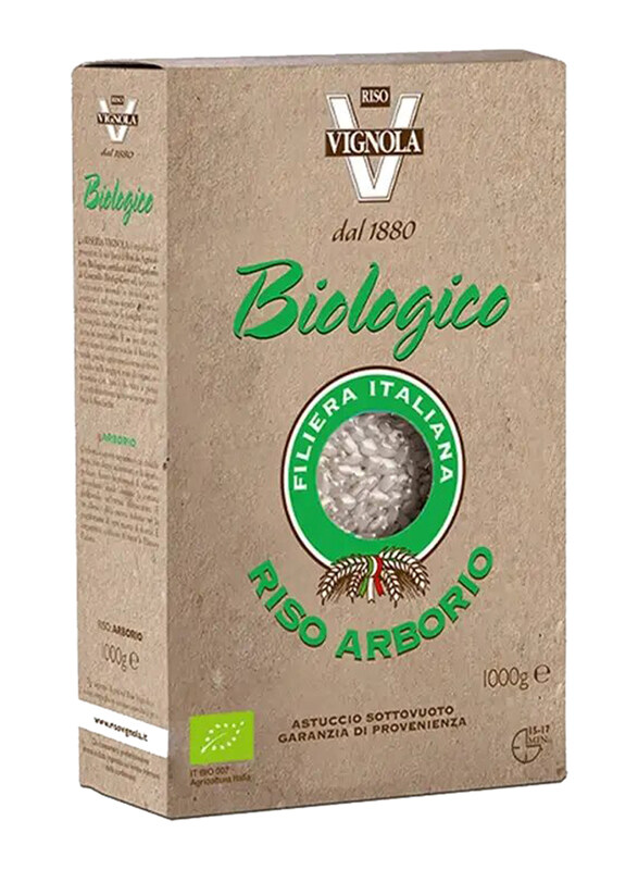 

Riso Vignola Organic Arborio Rice, 1 Kg