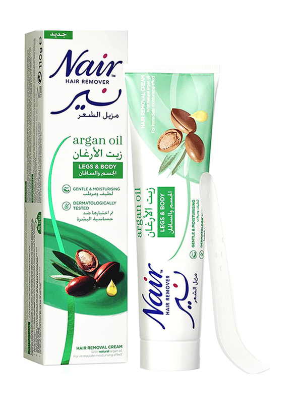 Nair Tube Argan Oil Hair Remover, 110ml