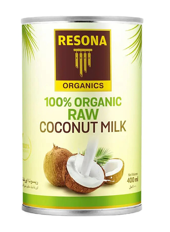 Resona Organic Raw Coconut Milk, 400ml