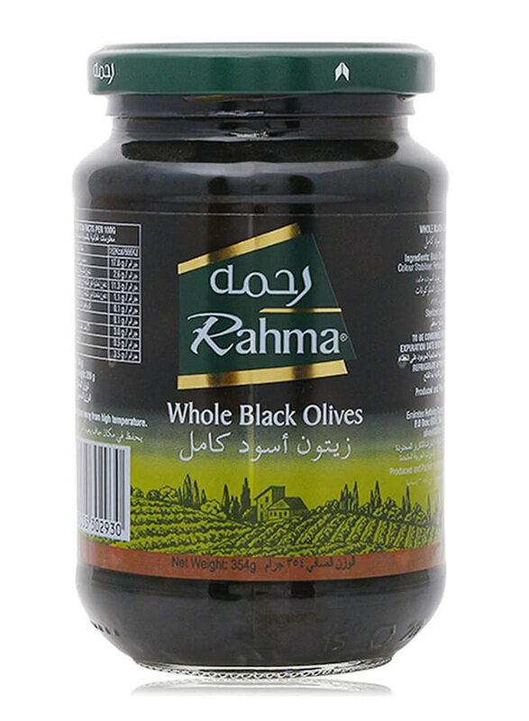 

Rahma Black Olives Whole, 354g