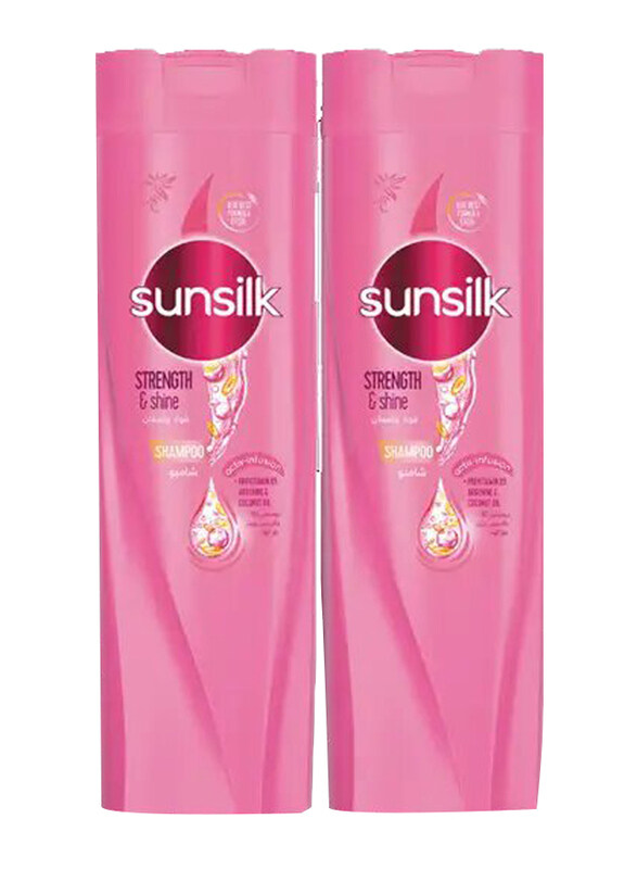 

Sunsilk Strength and Shine Shampoo for Weak Hair, 2 x 400ml