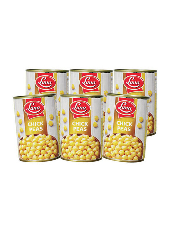 

Luna Chick Peas, 6 Cans x 400g