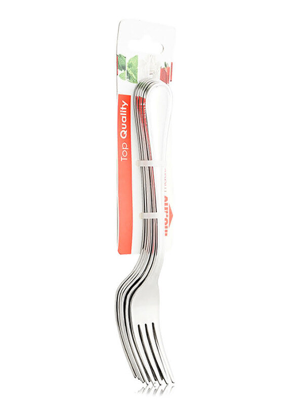 

Inoxriv 6-Pieces Stainless Steel Table Fork, Silver